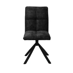 Eetkamerstoelen^Huisenthuis Stoel Yinthe Donkergrijs – Set van 2