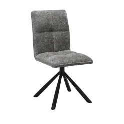 Eetkamerstoelen^Huisenthuis Stoel Yinthe Grijs – Set van 2