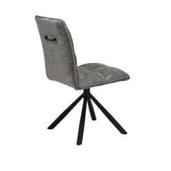 Eetkamerstoelen^Huisenthuis Stoel Yinthe Grijs – Set van 2