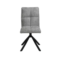Eetkamerstoelen^Huisenthuis Stoel Yinthe Lichtgrijs – Set van 2