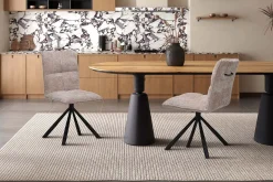 Eetkamerstoelen^Huisenthuis Stoel Yinthe Zand – Set van 2