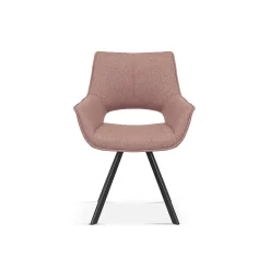 Eetkamerstoelen^Huisenthuis Stoel Zoë Roze – Set van 2