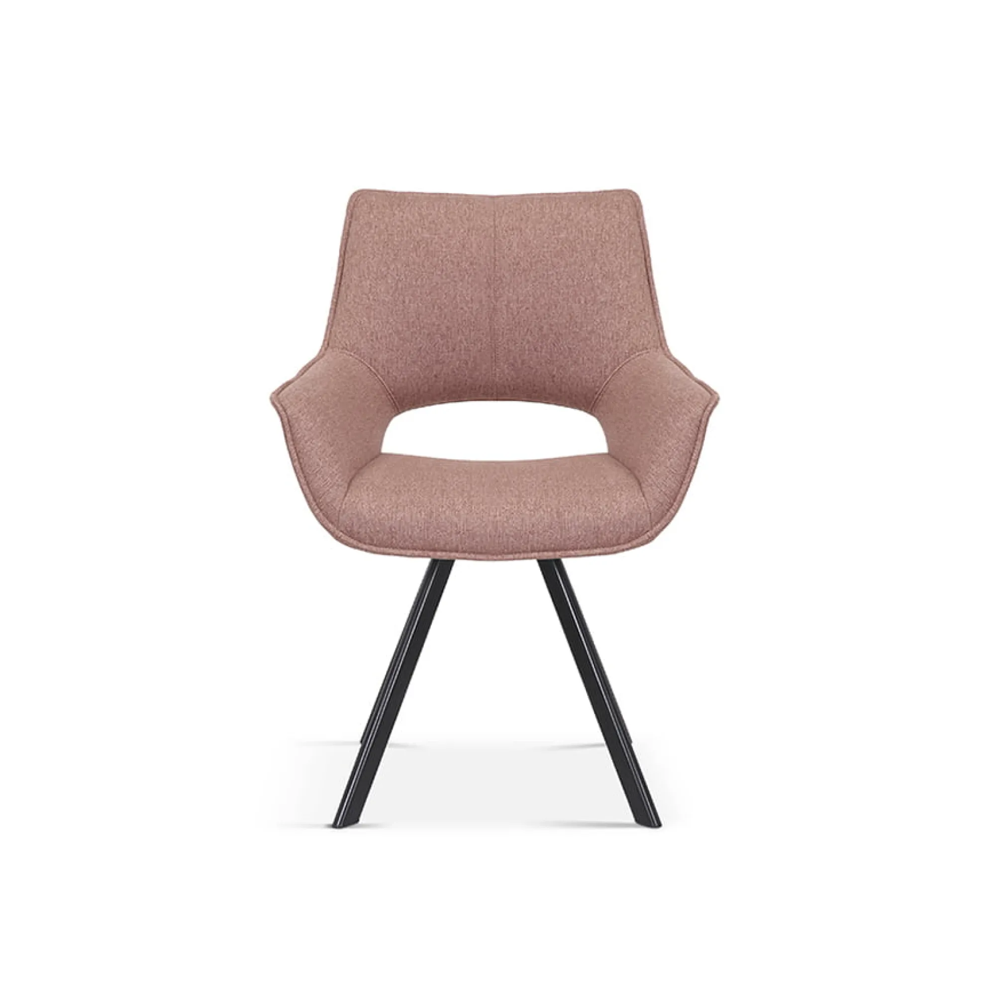 Eetkamerstoelen^Huisenthuis Stoel Zoë Roze – Set van 2