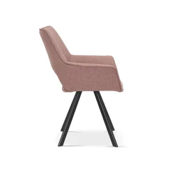 Eetkamerstoelen^Huisenthuis Stoel Zoë Roze – Set van 2