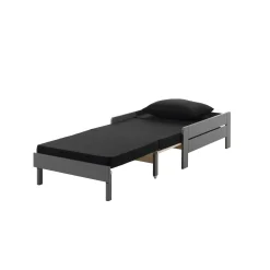 Kinderkameraccessoires^Huisenthuis Stoelbed Charlie Grijs
