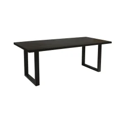 Eetkamertafels^Huisenthuis Tafel Nena Zwart 180 cm