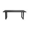 Eetkamertafels^Huisenthuis Tafel Nena Zwart 200 cm