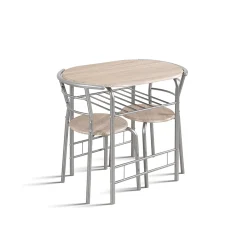 Woonaccessoires|Eetkamertafels^Huisenthuis Tafelset Bella Grijs