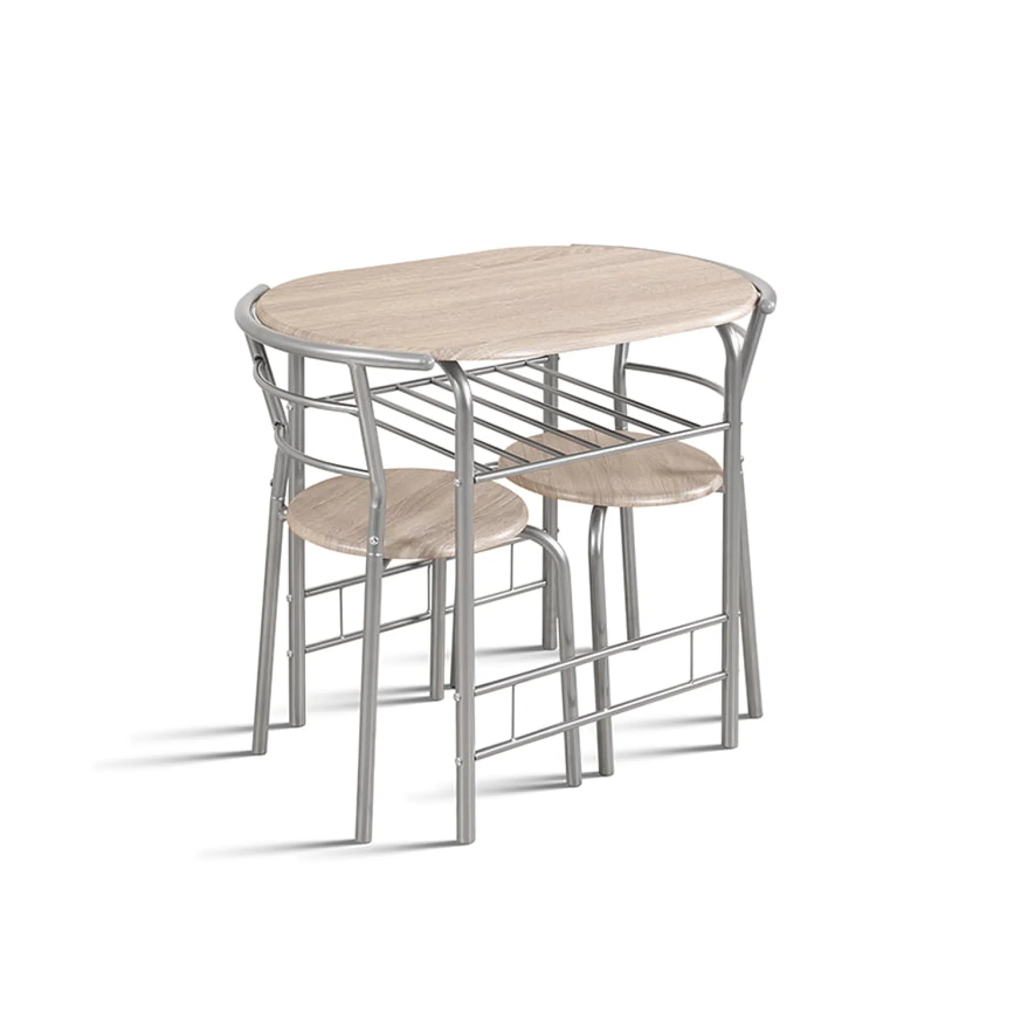 Woonaccessoires|Eetkamertafels^Huisenthuis Tafelset Bella Grijs
