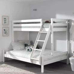 Kinderbedden^Huisenthuis Triobed Charlie Wit
