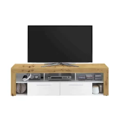 Tv Meubels^Huisenthuis TV-meubel Enrico 180x40x53 cm Artisan Eiken