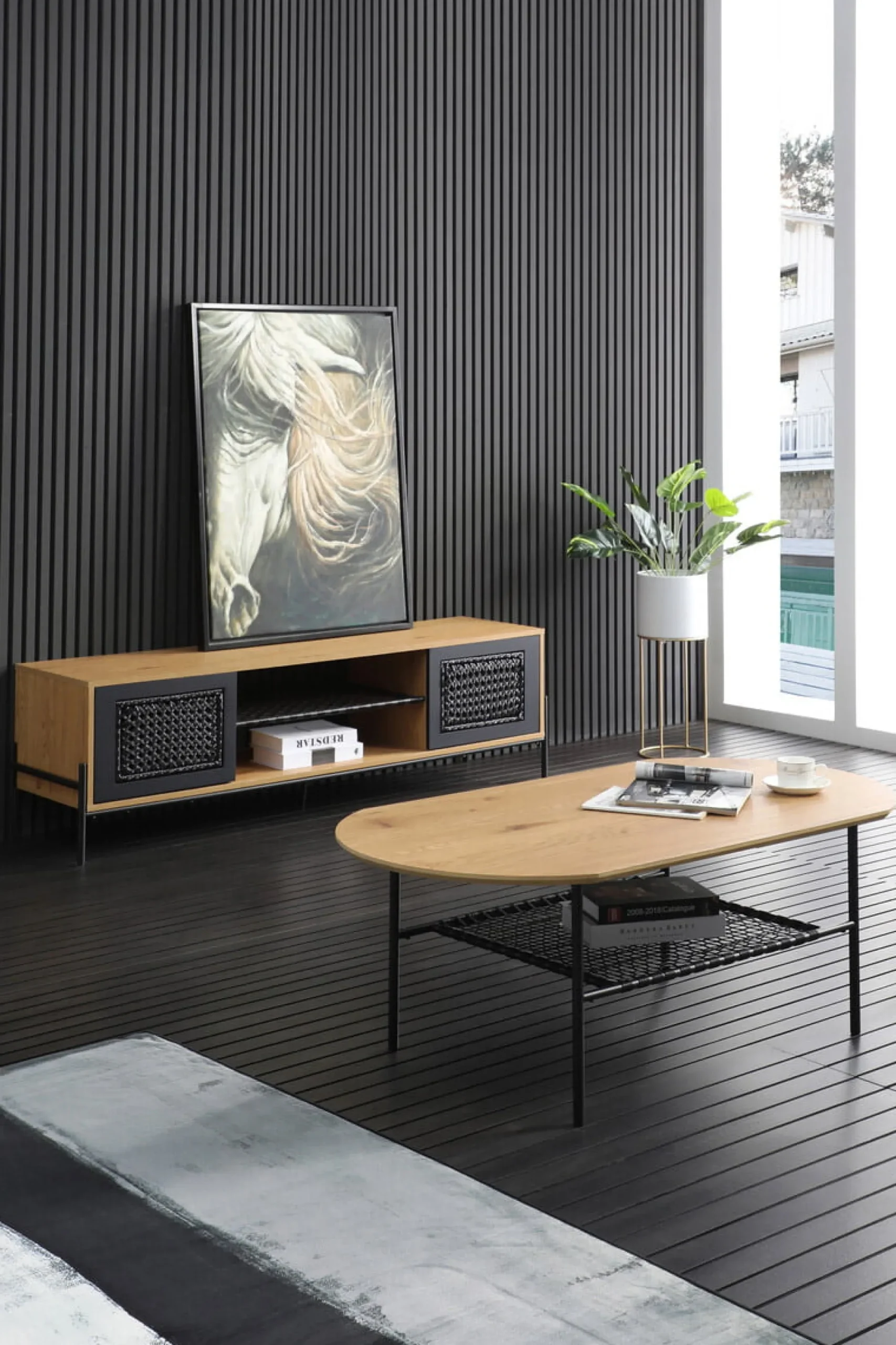 Tv Meubels^Huisenthuis TV-meubel Lourdes