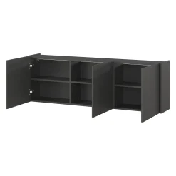 Tv Meubels^Huisenthuis TV-meubel Lowie Grafiet 138 cm