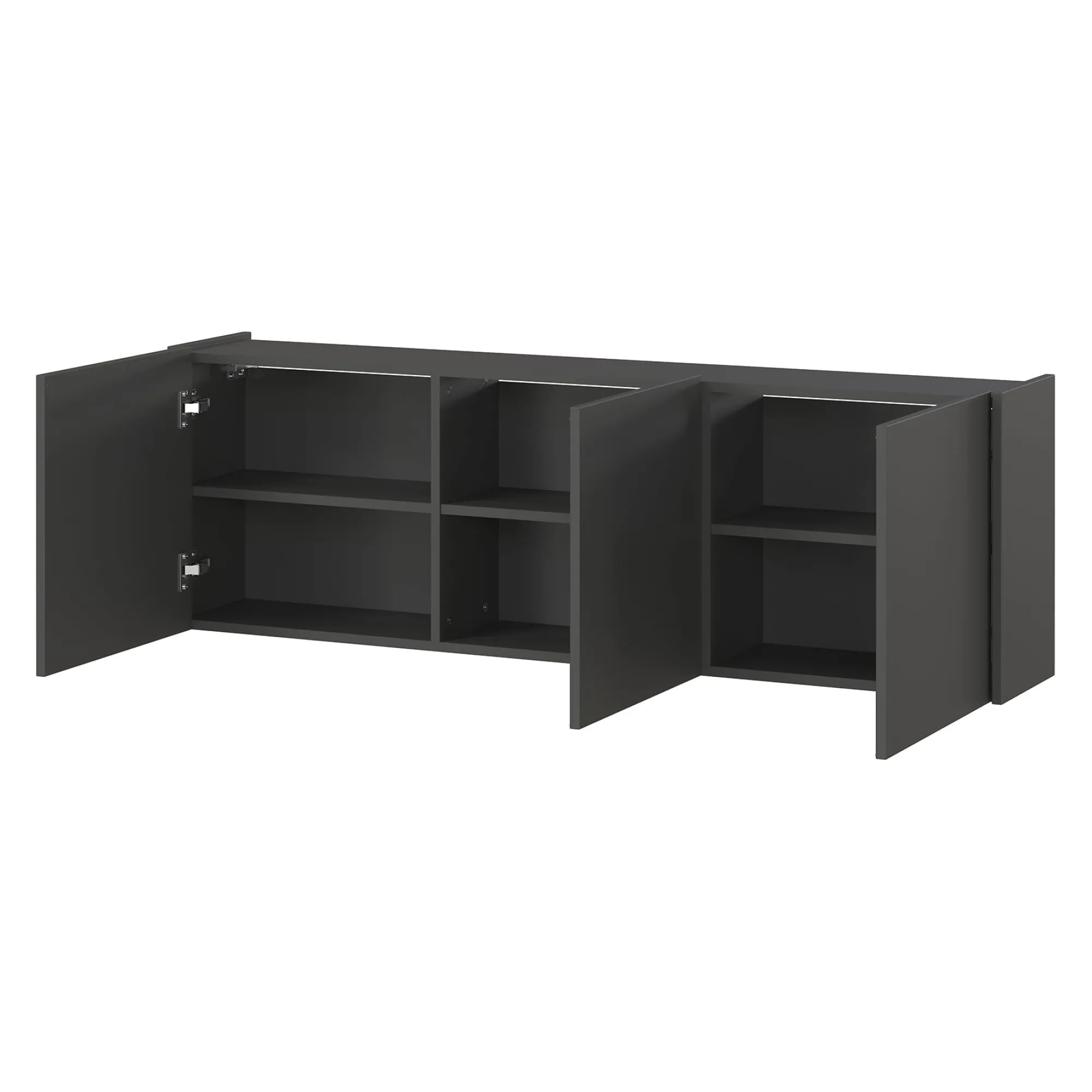 Tv Meubels^Huisenthuis TV-meubel Lowie Grafiet 138 cm