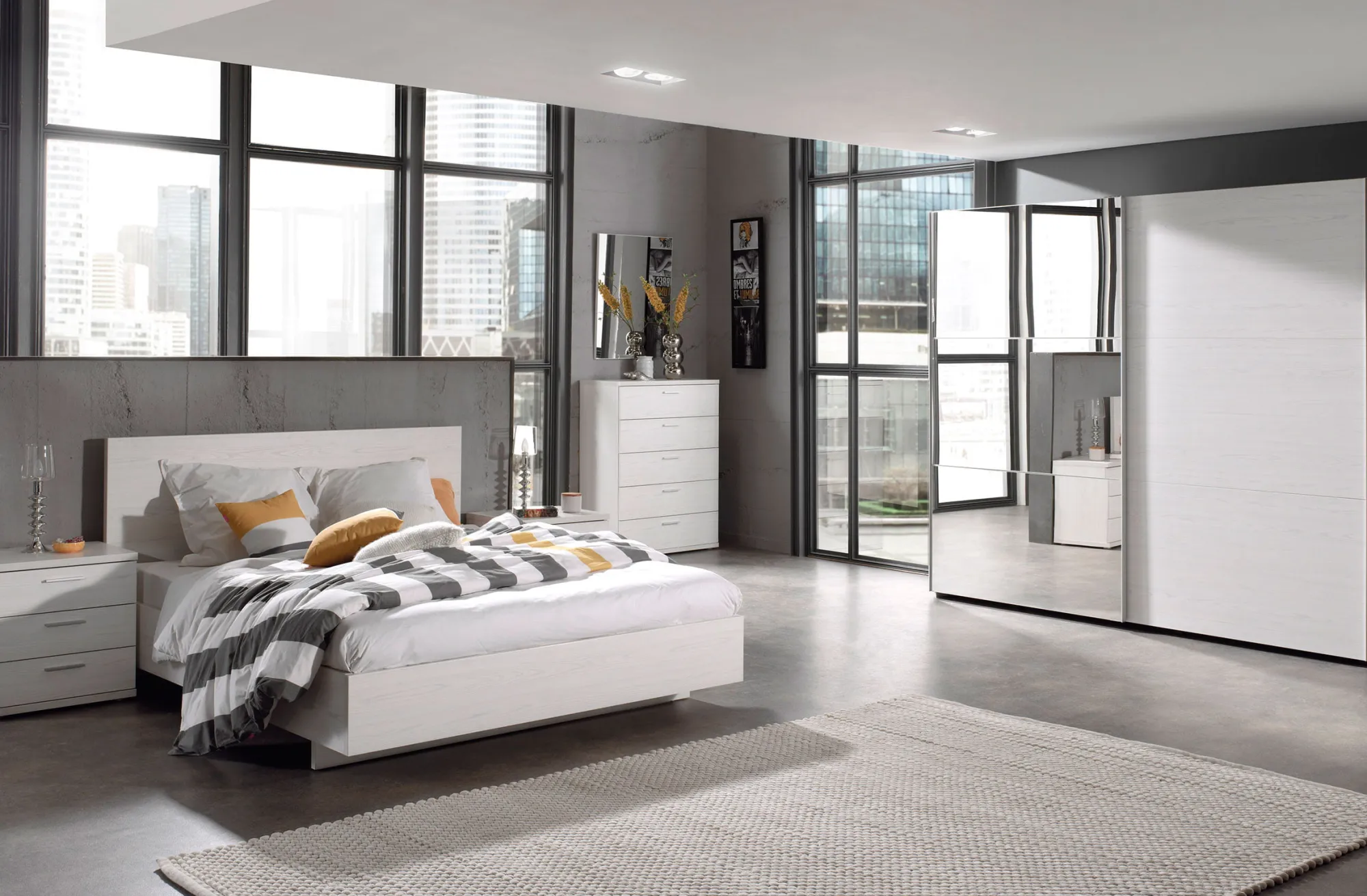 Kledingkasten^Huisenthuis Twee-deurs draaideurskast Andante-W2