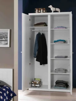 Kinderkamerkasten|Kledingkasten^Huisenthuis Tweedeurskast Daniel