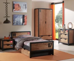Kinderkamerkasten^Huisenthuis Tweedeurskast Lucas