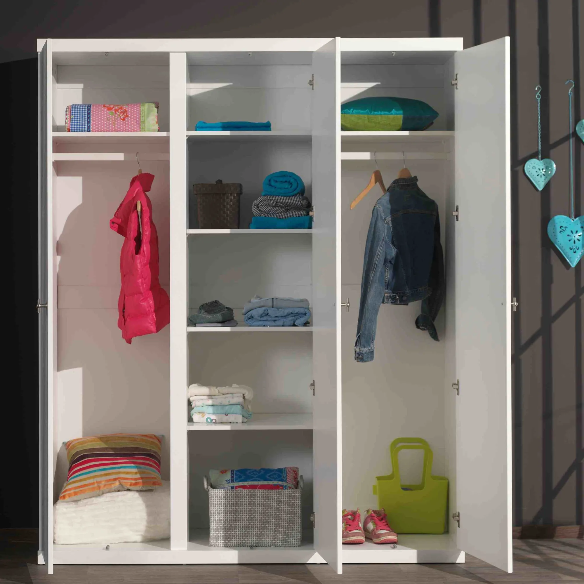 Kinderkamerkasten|Kledingkasten^Huisenthuis Tweedeurskast Luuk-W