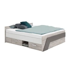 Kinderbedden^Huisenthuis Tweepersoonsbed Lando Zandeiken 140 cm