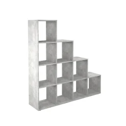 Wandrekken^Huisenthuis Vakkenkast Camiel – 139x33x142 cm Beton
