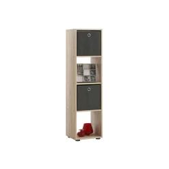 Wandrekken^Huisenthuis Vakkenkast Camiel – 37x33x139 cm Eiken
