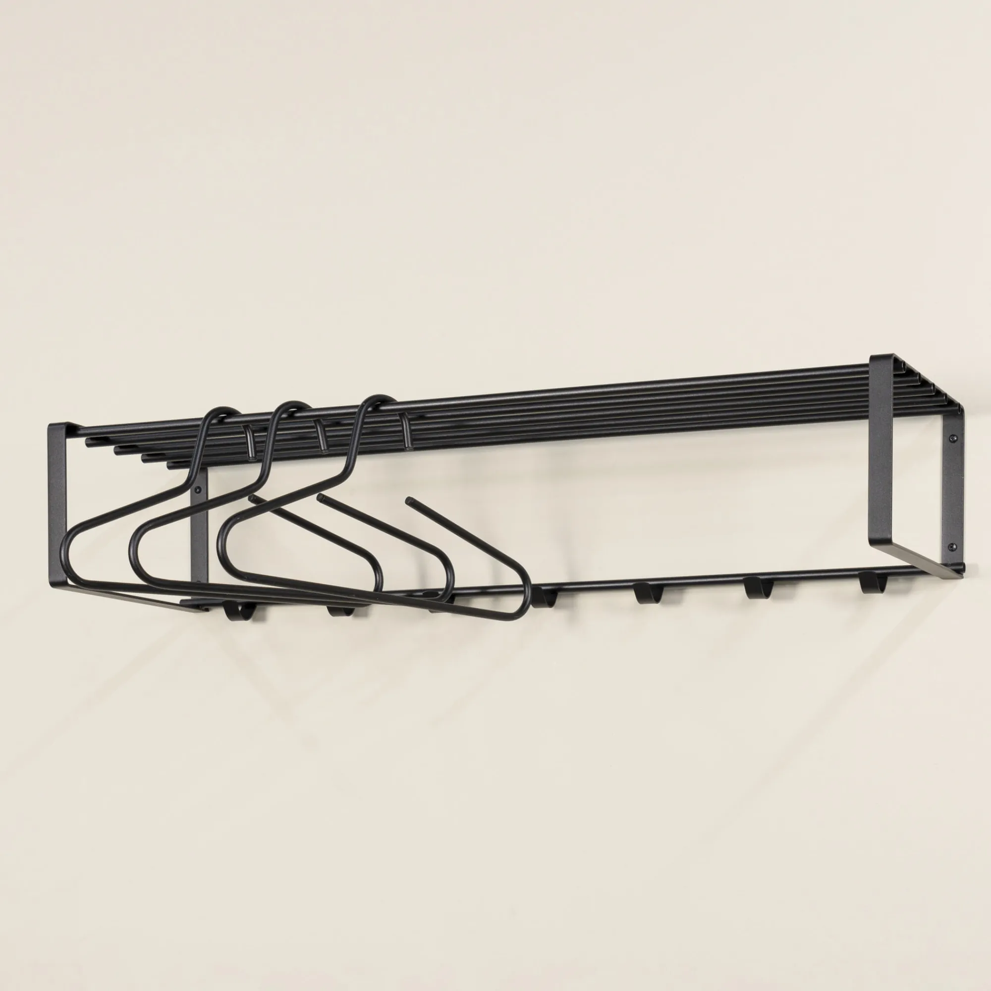Kapstokken^Huisenthuis Wandkapstok Boris 100 cm Zwart