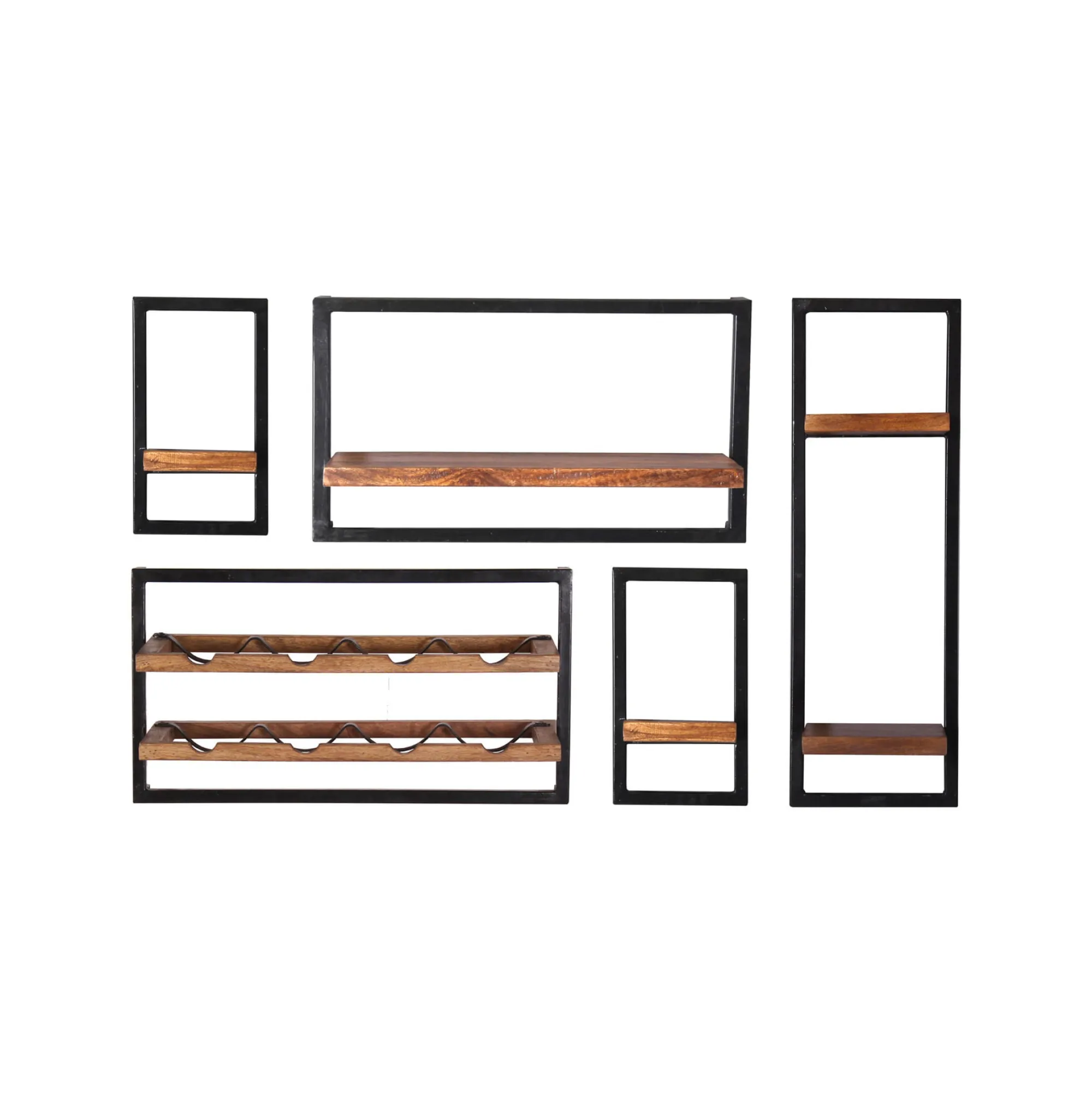 Wandrekken^Huisenthuis Wandrek Mali – 120x75x25 cm – A – Set van 5 Set van 5 - A