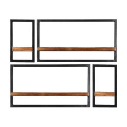 Wandrekken^Huisenthuis Wandrek Mali – 95x75x25 cm – A – Set van 4 Set van 4 - A