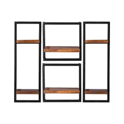 Wandrekken^Huisenthuis Wandrek Mali – 95x75x25 cm – B – Set van 4 Set van 4 - B