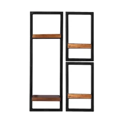 Wandrekken^Huisenthuis Wandrek Mali – 50x75x25 cm – Set van 3