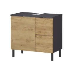 Wastafelkasten^Huisenthuis Wastafelkast Abrantes 60 cm Eiken
