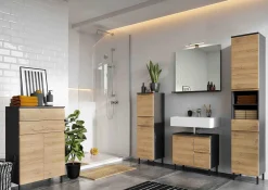 Wastafelkasten^Huisenthuis Wastafelkast Abrantes 60 cm Eiken