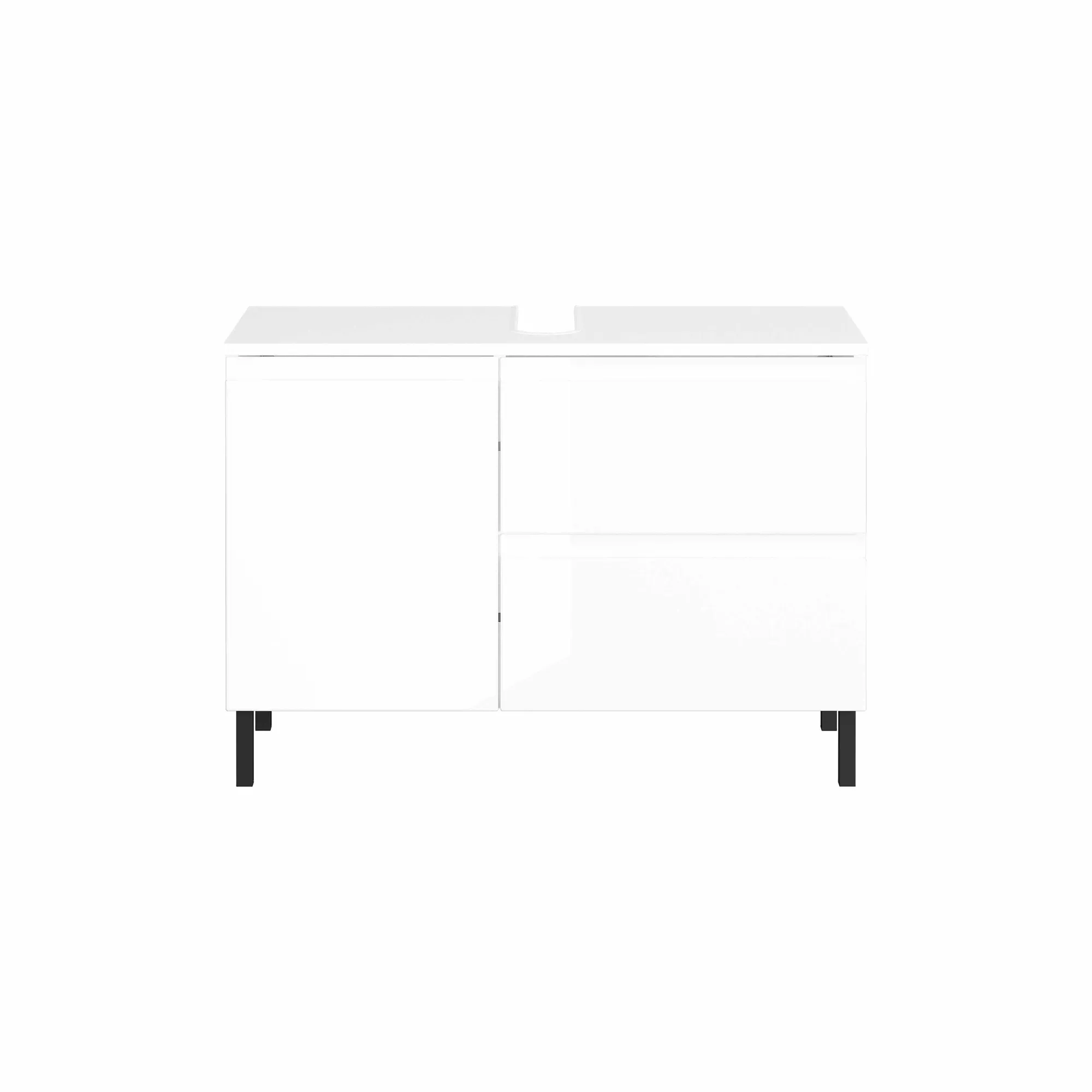 Wastafelkasten^Huisenthuis Wastafelkast Abrantes 80 cm Wit