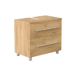 Wastafelkasten^Huisenthuis Wastafelkast Glasgow 70 cm Eiken