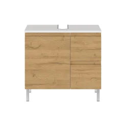 Wastafelkasten^Huisenthuis Wastafelkast Samos Eiken 60 cm